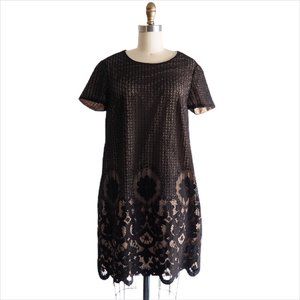 CeCe Floral Lace Shift Dress